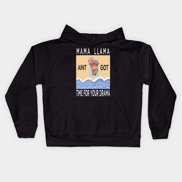 no drama llama lovers Kids Hoodie by lazykitty